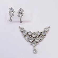 The Adara Whitegold A.D Pendant Earring (M.S)