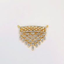 The Anzu Yellowgold A.D Pendant Earring (M.S)