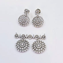 The Vaneri Whitegold A.D Pendant Earring (M.S)