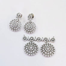 The Vaneri Whitegold A.D Pendant Earring (M.S)