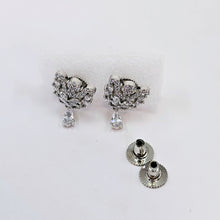 The Riynny Whitegold A.D Pendant Earring (M.S)