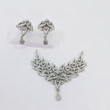 The Friana Whitegold A.D Pendant Earring (M.S)