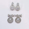 The Derika Whitegold A.D Pendant Earring (M.S)