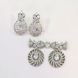The Derika Whitegold A.D Pendant Earring (M.S)