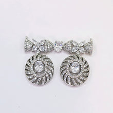 The Derika Whitegold A.D Pendant Earring (M.S)