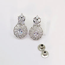 The Derika Whitegold A.D Pendant Earring (M.S)