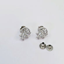 The Danity Whitegold A.D Pendant Earring (M.S)