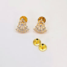 The Fiona Yellowgold A.D Pendant Earring (M.S)