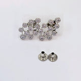 The Dalary Whitegold A.D Pendant Earring (M.S)