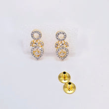 The Delisa Yelloegold A.D Pendant Earring (M.S)