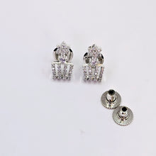 The Dacia Whitegold A.D Pendant Earring (M.S)