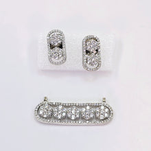 The Deliah Whitegold A.D Pendant Earring(M.S)