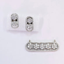 The Deliah Whitegold A.D Pendant Earring(M.S)