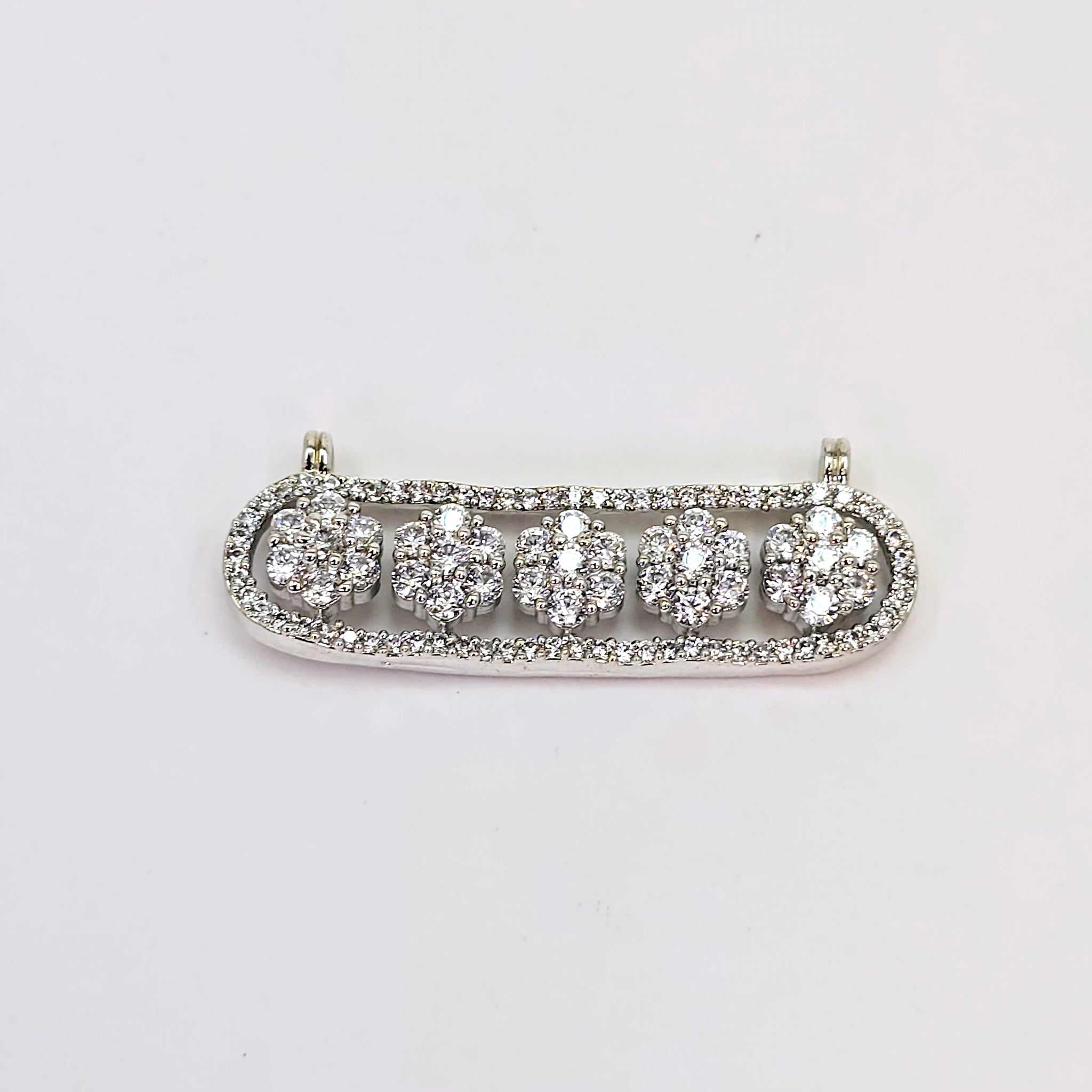 The Deliah Whitegold A.D Pendant Earring(M.S)