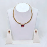 The Swarangi Kempu Necklace