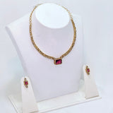 The Swarangi Kempu Necklace