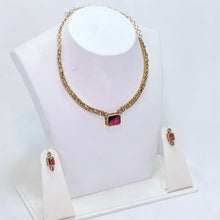 The Swarangi Kempu Necklace