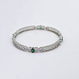 The Daisyna Whitegold A.D Bangle