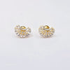 The Angely Yellowgold A.D Earring