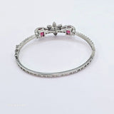 The Shanaya Whitegold A.D Bracelet