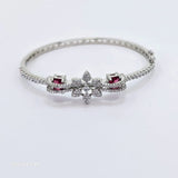The Shanaya Whitegold A.D Bracelet