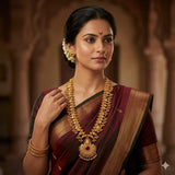 The Preksha Antique Goldforming Saaj