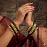The Sakina Antique Goldforming Bangle
