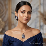 The Natalie Whitegold A.D Pendant Earring