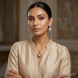 The Fenix Victorian Polish Pendant Earring