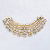 The Shimmer Yellowgold A.D Pendant Earring (M.S)