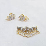 The Jessica Yellowgold A.D Pendant Earring (M.S)