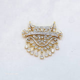 The Palka Yellowgold A.D Pendant Earring (M.S)