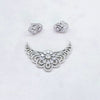 The Della Whitegold A.D Pendant Earring (M.S)