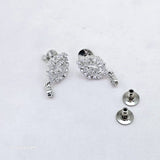 The Vera Whitegold A.D Pendant Earring (M.S)