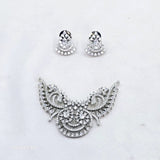 The Rehi Whitegold A.D Pendant Earring (M.S)