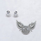 The Rehi Whitegold A.D Pendant Earring (M.S)