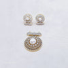 The Gianna Yellowgold A.D Pendant Earring (M.S)
