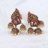 The Morakshi Kempu Earring