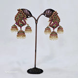 The Morakshi Kempu Earring