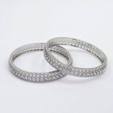 The Alora Whitegold A.D Bangle