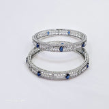 The Giva Whitegold A.D Bangle