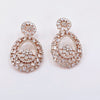 The Maniel rosegold A.D Earring