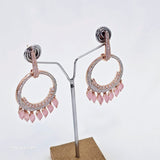 The Dilan Rosegold A.D Earring