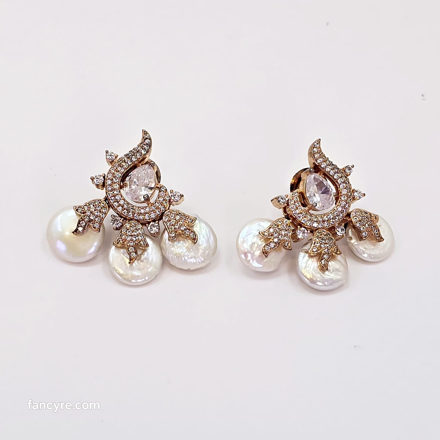 The Brijal Rosegold A.D Earring