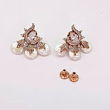 The Brijal Rosegold A.D Earring