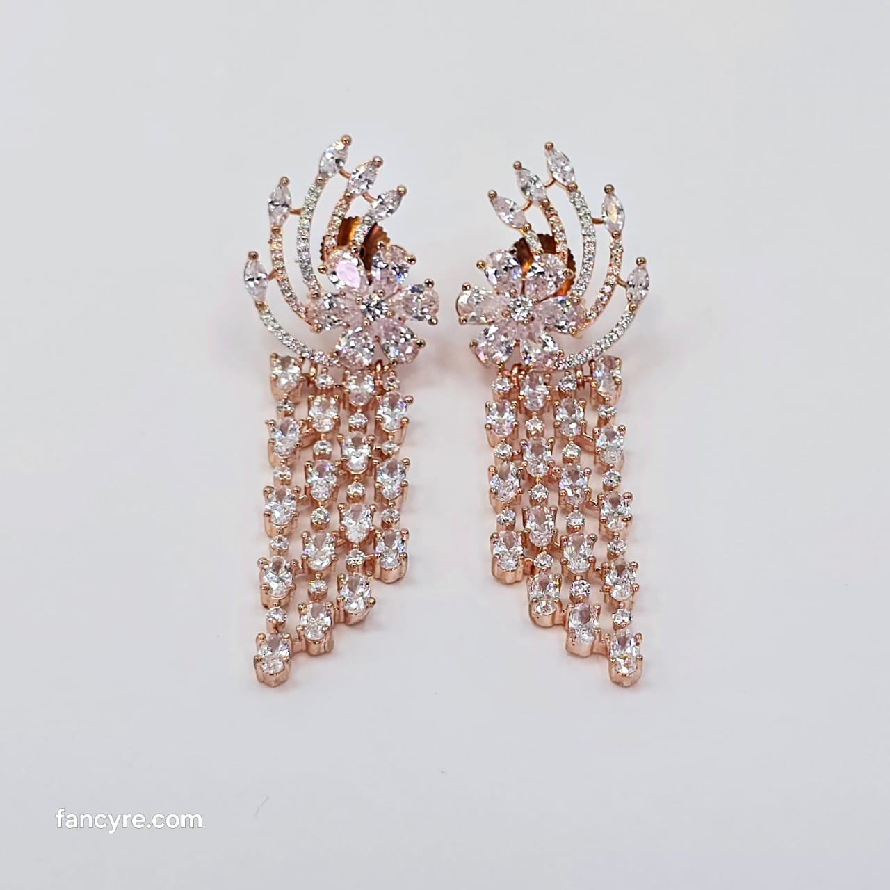 The Alira Rosegold A.D Earring