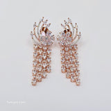 The Alira Rosegold A.D Earring