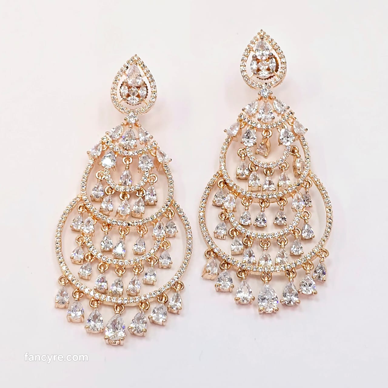 The Adara Rosegold A.D Earring