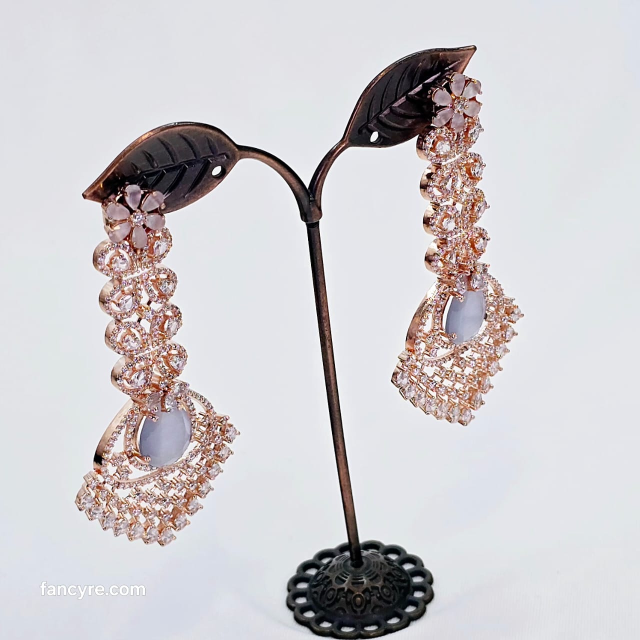 The Celia Rosegold A.D Earring