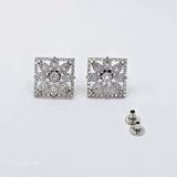 The Stice Whitegold A.D Earring